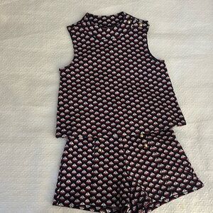 Never Worn Adorable Janie and Jack Navy Blue Sailboat Set